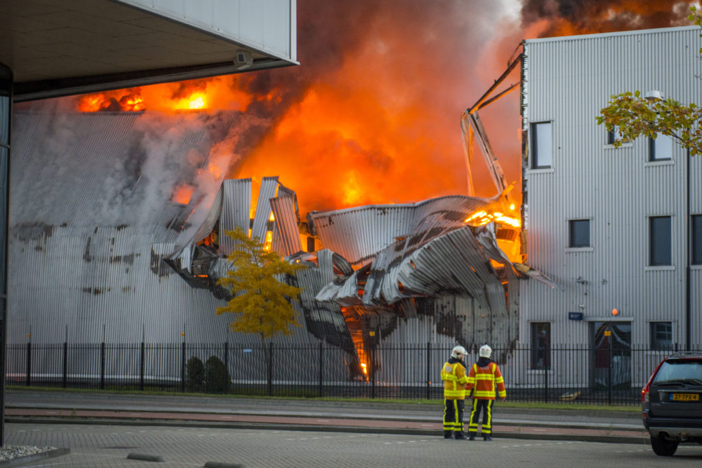 Brand Lascentrum Ridderkerk